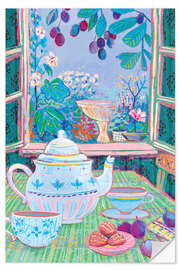 Wandsticker Der Teeraum