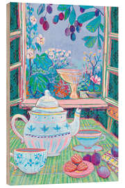 Holzbild Der Teeraum