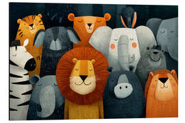 Alubild Kuschelgruppe - Thomas Klee