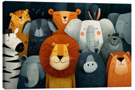 Leinwandbild Kuschelgruppe - Thomas Klee