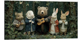 Alubild Waldtiere Orchester - Märchenhafte Musikanten