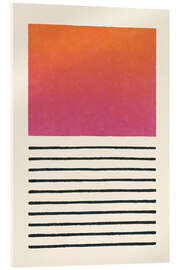 Acrylglasbild Sonnenuntergangsverlauf