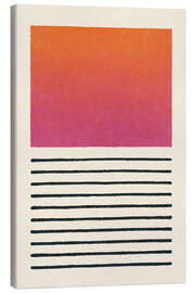 Leinwandbild Sonnenuntergangsverlauf