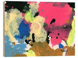 Holzbild Elefant - Gabriel Tobón Moreno