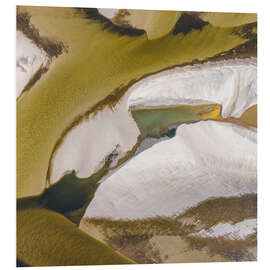 Hartschaumbild Inseln auf dem Fluss