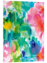 Akrylbillede Tropical colourful abstract - Ninola Design