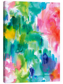 Leinwandbild Tropisch bunt Abstrakt - Ninola Design