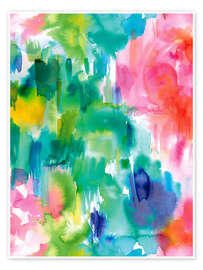 Wandbild Tropisch bunt Abstrakt - Ninola Design