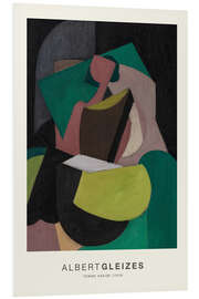 Hartschaumbild Femme Assise, 1919