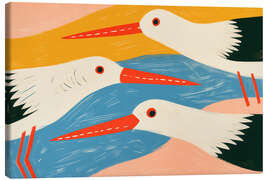 Leinwandbild Drei Austernfischer - Frank Daske