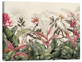 Leinwandbild Kakadus im Vergessenen Paradies - Andrea Haase