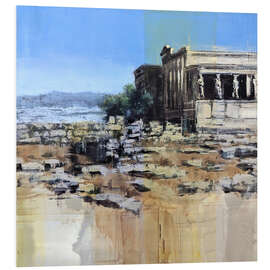 Hartschaumbild Die Akropolis von Athen