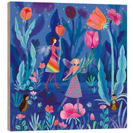 Holzbild Märchenland - Mila Marquis