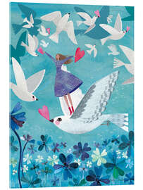 Acrylglasbild Glücksflug