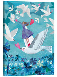 Leinwandbild Glücksflug