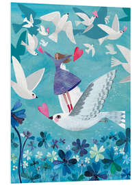 Hartschaumbild Glücksflug