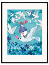Gerahmter Kunstdruck Glücksflug