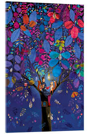 Acrylglasbild Gutenacht-Lektüre