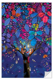 Wandsticker Gutenacht-Lektüre