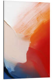 Alubild Purpurroter Fluss II