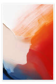 Poster Purpurroter Fluss II