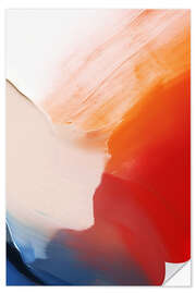 Wandsticker Purpurroter Fluss II