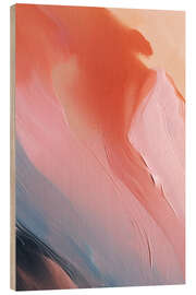 Holzbild Flame Crest III