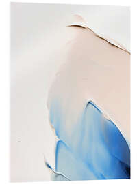 Acrylglasbild Purpurroter Fluss I