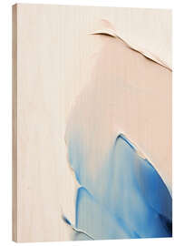 Holzbild Purpurroter Fluss I