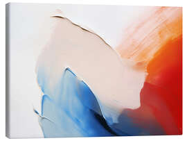 Leinwandbild Purpurroter Fluss I