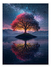 Poster Ewiger Baum des Lebens