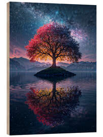 Holzbild Ewiger Baum des Lebens