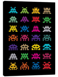 Leinwandbild Pixel Invaders - Nikita Abakumov