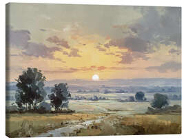 Canvas print Autumn sunset - TAlex