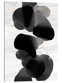 Gallery Print Abstrakte schwarze Wassertinte