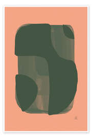 Wandbild Grünes Ding - Lisa Ketty