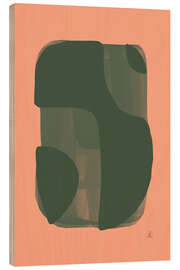 Holzbild Grünes Ding - Lisa Ketty