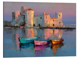 Alubild Die Ruinen einer alten Burg