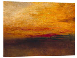 Acrylglasbild Sonnenuntergang