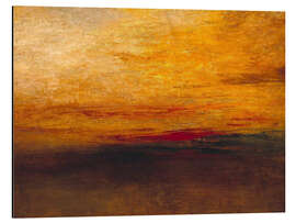 Alubild Sonnenuntergang