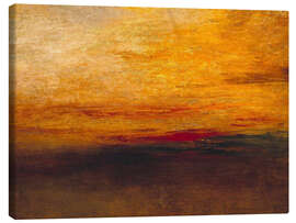 Leinwandbild Sonnenuntergang - Joseph Mallord William Turner