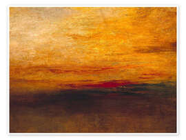 Wandbild Sonnenuntergang - Joseph Mallord William Turner