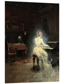 Hartschaumbild Geist, 1885