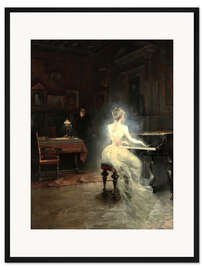 Gerahmter Kunstdruck Geist, 1885