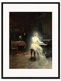 Gerahmter Kunstdruck Geist, 1885