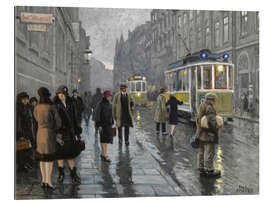 Galleritryk Bredgade i København - Paul Fischer