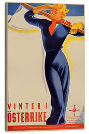 Leinwandbild Winter in Österreich (Schwedisch)