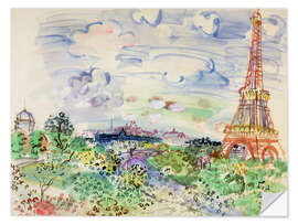 Wandsticker Eiffelturm, 1935