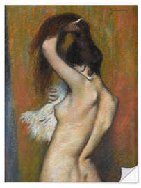 Wandsticker Nach dem Baden, 1895