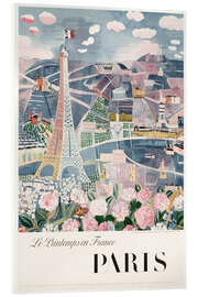 Acrylglasbild Paris, der Frühling in Frankreich (Französisch) - Raoul Dufy